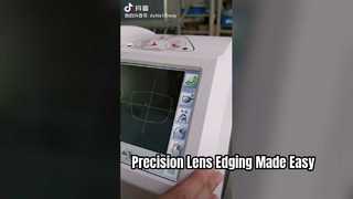 Ein genauerer Blick: Automatischer 3D-Objektivkantenschneider mit 8-Zoll-Farb-Touchscreen