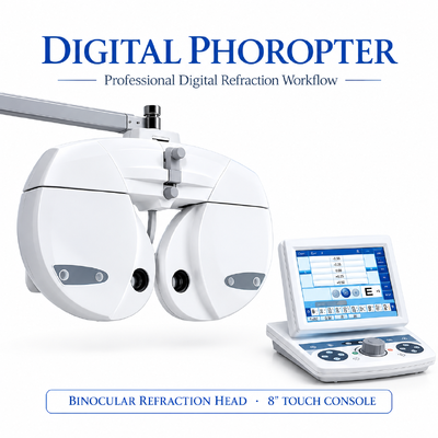 AP-800 New Arrival Automatic Computerized Optometry Phoropter  with Silent Operation and 8”Touch Console for Efficient Eye Exam Auto Vision Tester with CE Approved